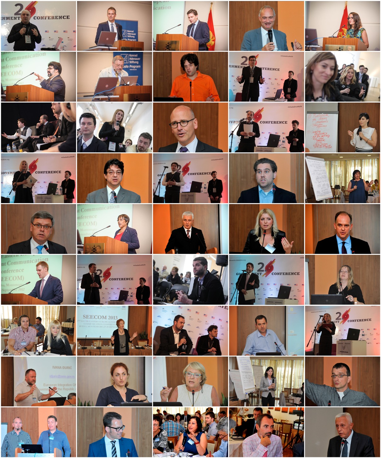 SEECOM professional events and activities
