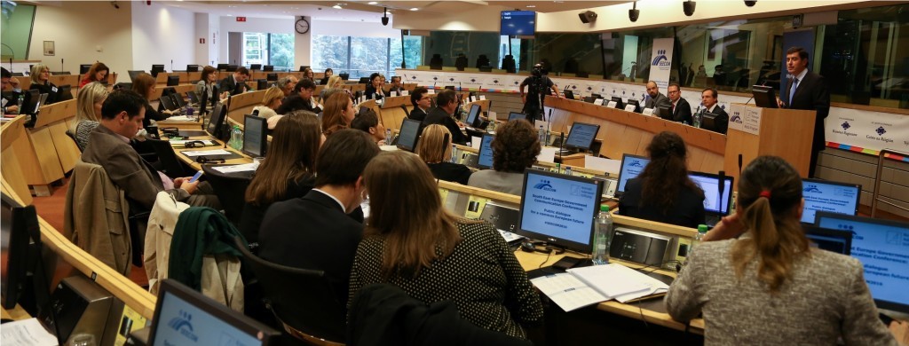 Participants at the fourth SEECOM annual conference in Brussels, Belgium, October 2016